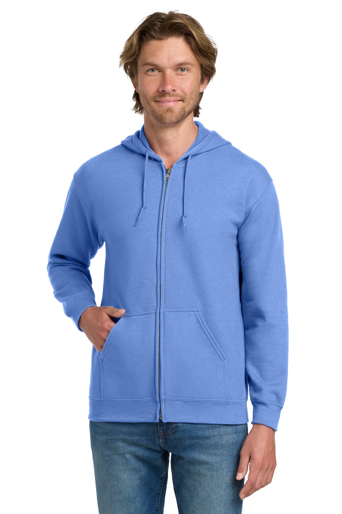 Custom Embroidered or DTF Printed - Gildan ® - Heavy Blend™ Full-Zip Hooded Sweatshirt. 18600