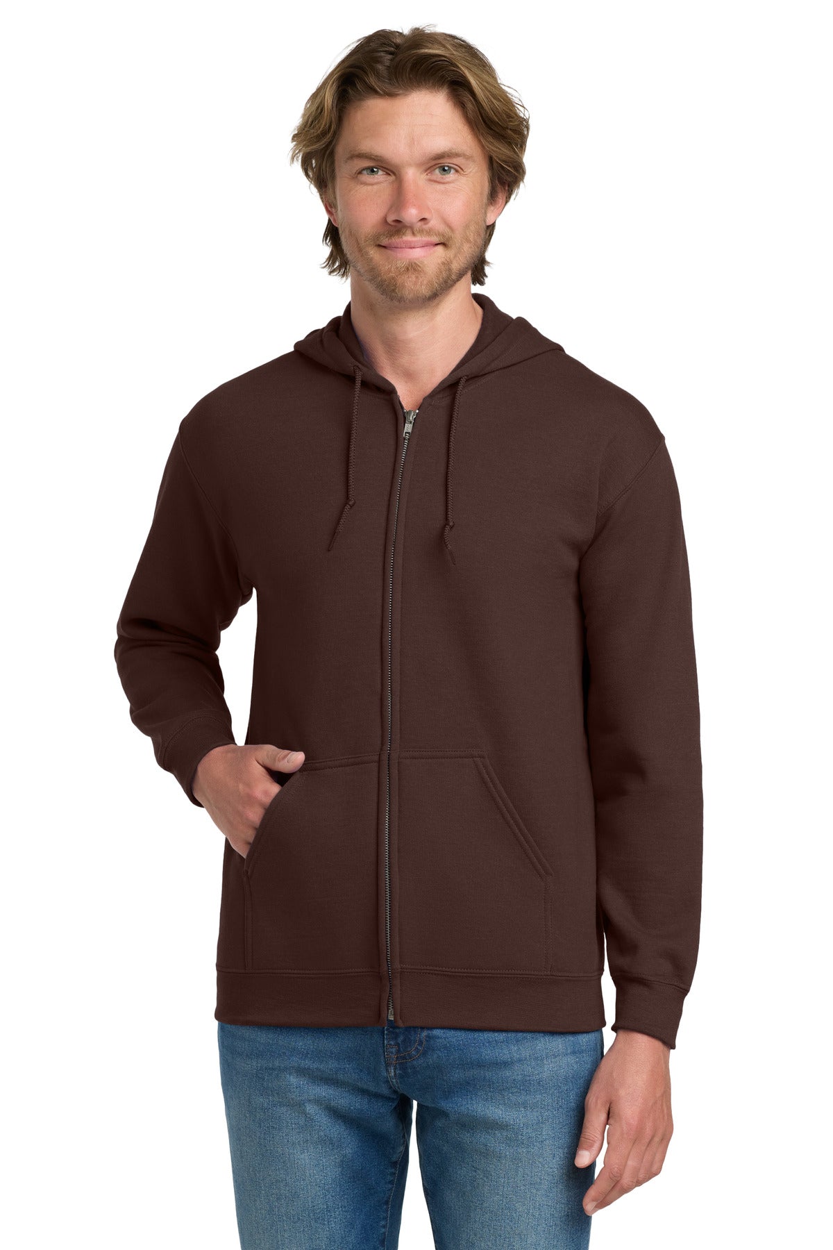 Custom Embroidered or DTF Printed - Gildan ® - Heavy Blend™ Full-Zip Hooded Sweatshirt. 18600