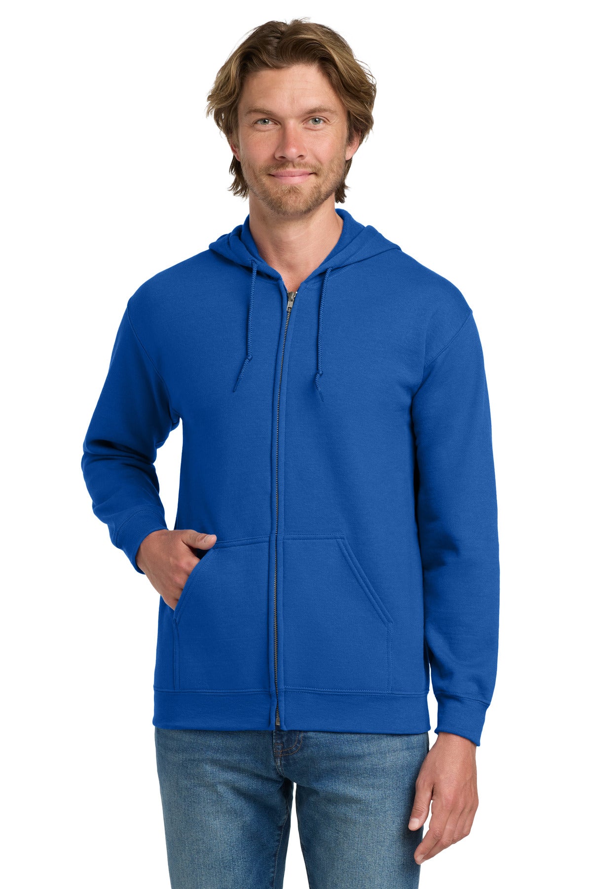 Custom Embroidered or DTF Printed - Gildan ® - Heavy Blend™ Full-Zip Hooded Sweatshirt. 18600
