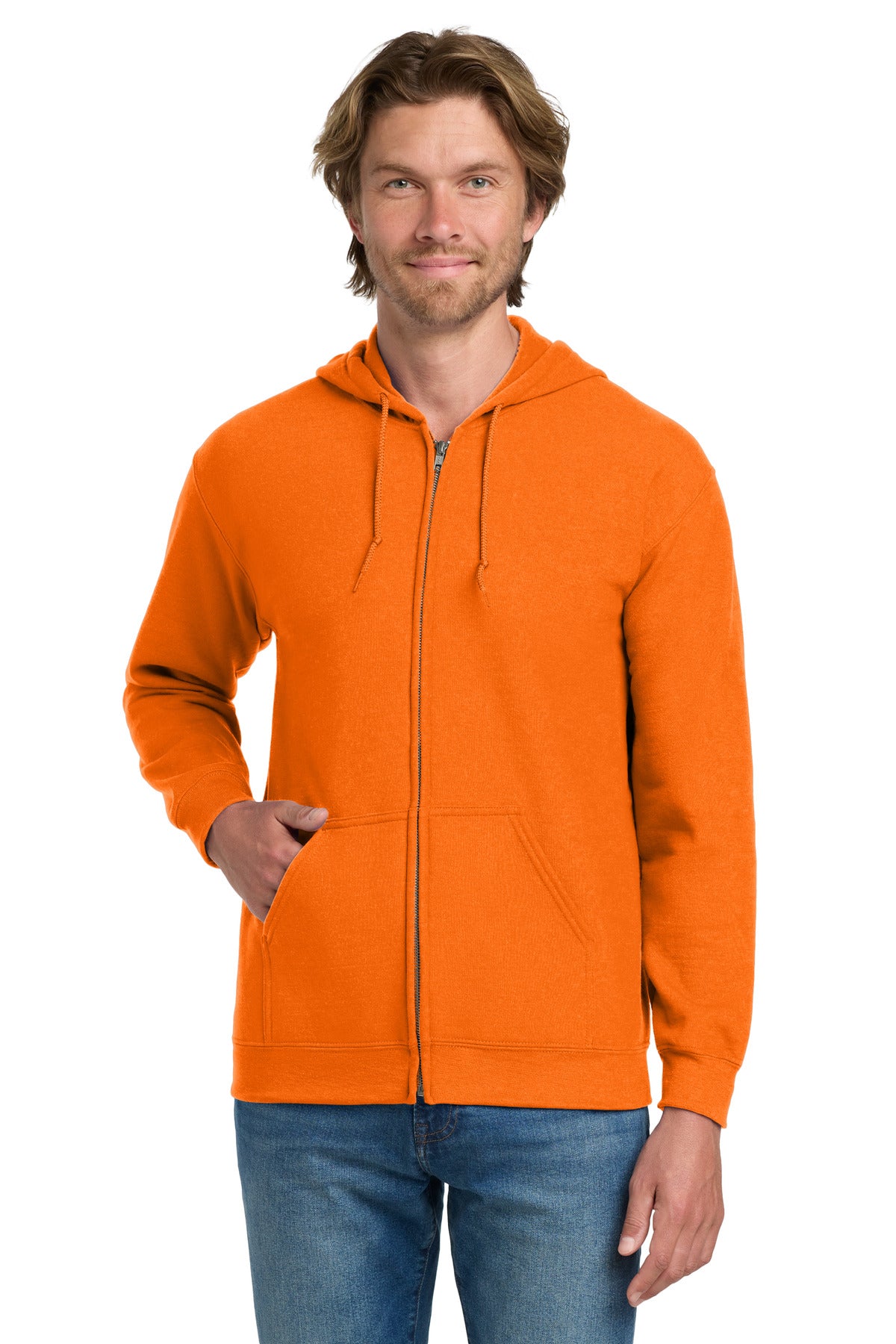 Custom Embroidered or DTF Printed - Gildan ® - Heavy Blend™ Full-Zip Hooded Sweatshirt. 18600