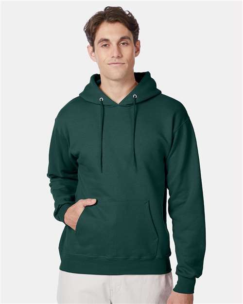 Custom Embroidered - Hanes - Unisex Ultimate Cotton® Hooded Sweatshirt - Deep Forest - F170