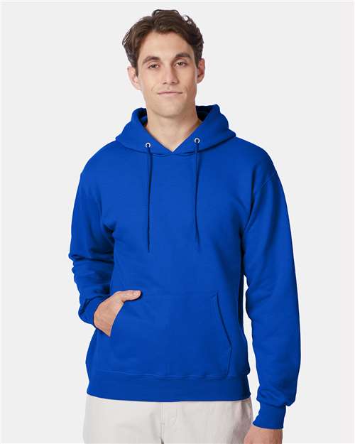 Custom Embroidered - Hanes - Unisex Ultimate Cotton® Hooded Sweatshirt - Deep Royal - F170