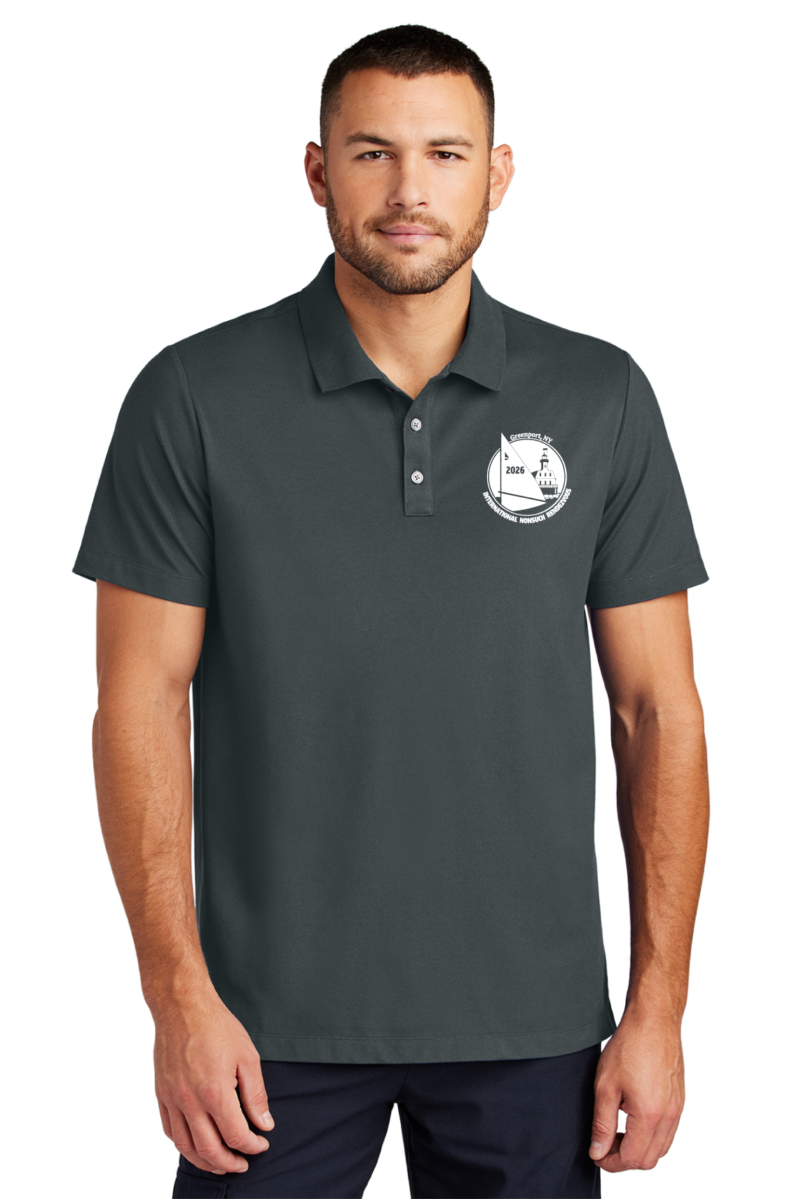 Nonsuch 2026 Greenport Rendezvous - Mercer+Mettle® Stretch Pique Polo - MM1004
