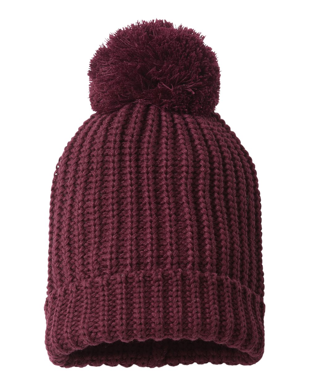 Custom Embroidery - Richardson - Chunky Cable with Cuff & Pom Beanie - 143R