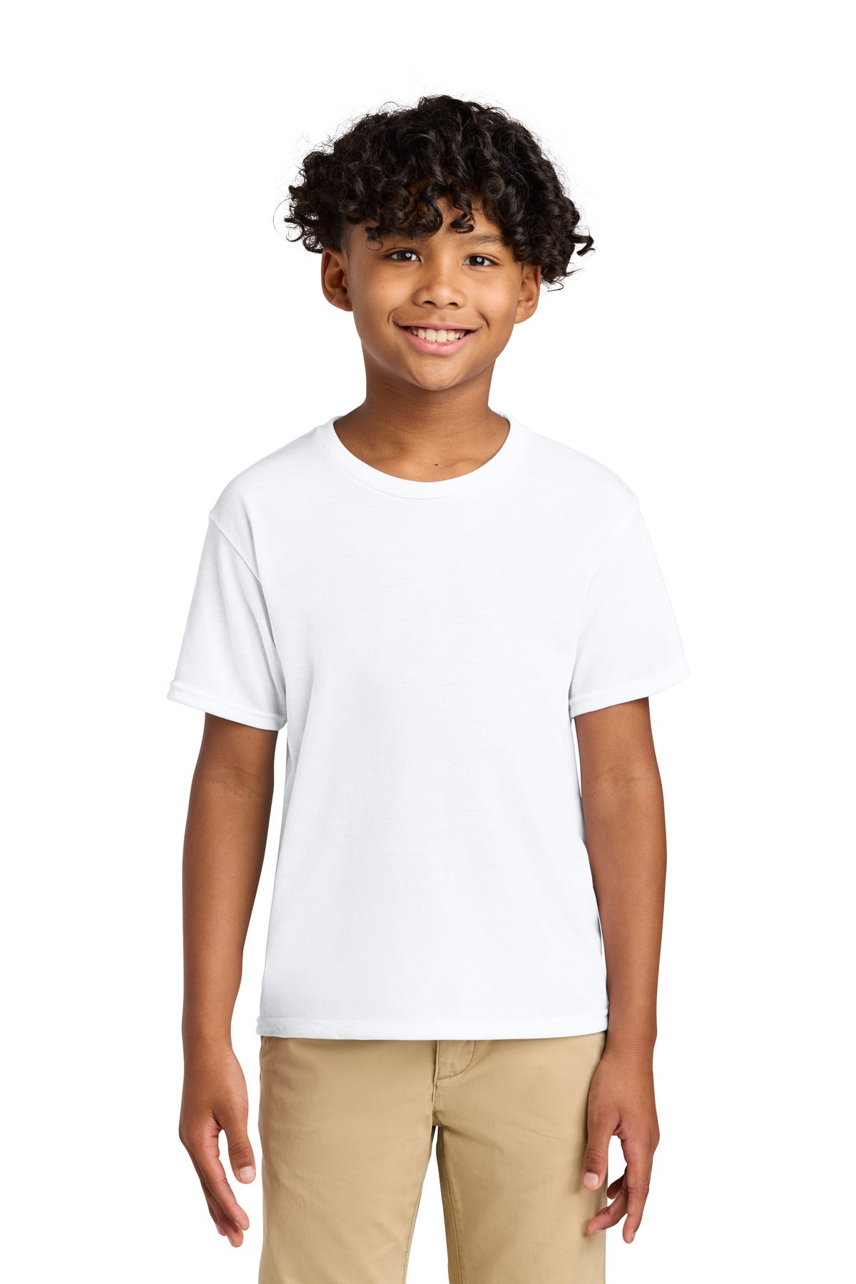 Custom Embroidery or DTF Print - Jerzees ® Youth Dri-Power ® 100% Polyester Tee 21B