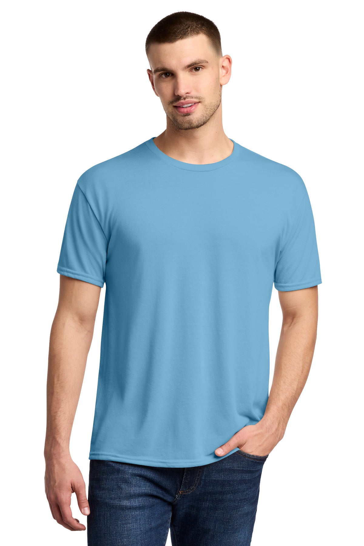 Custom Embroidery or DTF Print - Jerzees ® Dri-Power ® 100% Polyester T-Shirt. 21M