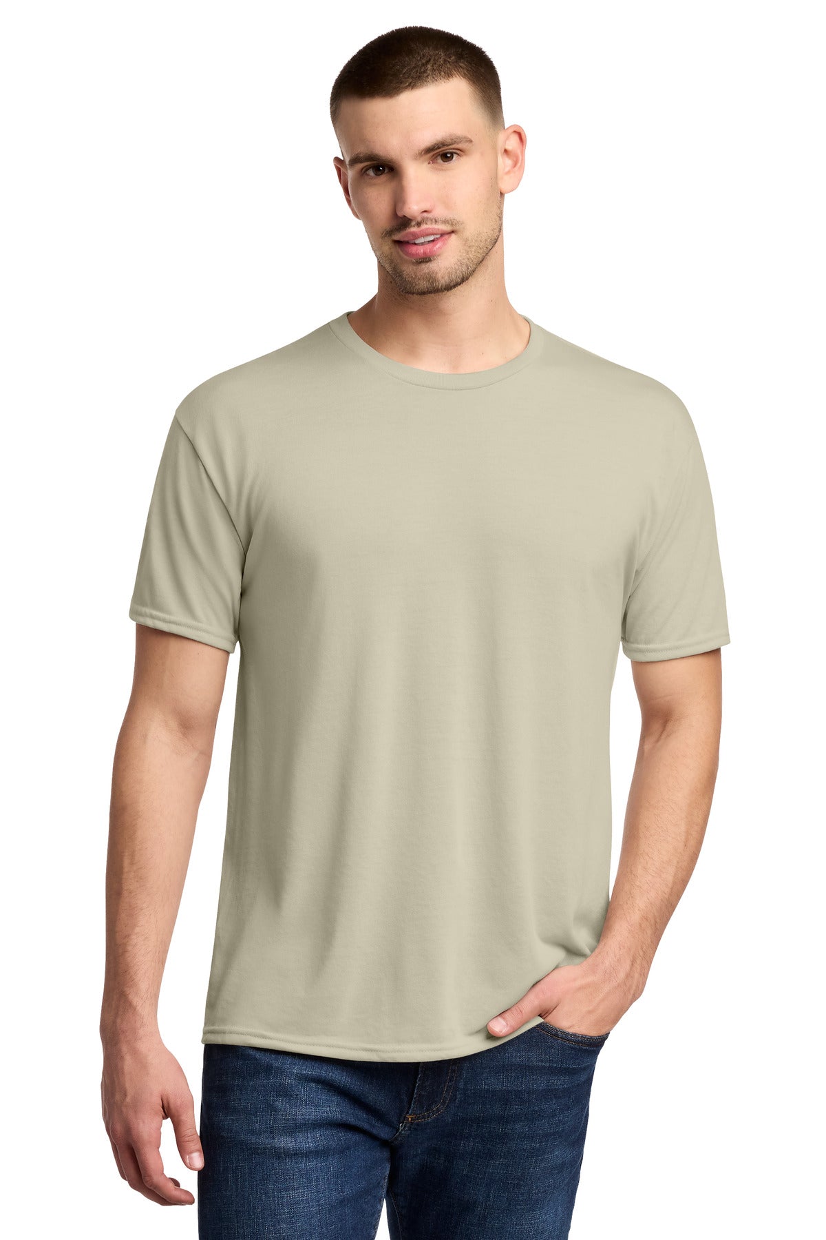 Custom Embroidery or DTF Print - Jerzees ® Dri-Power ® 100% Polyester T-Shirt. 21M