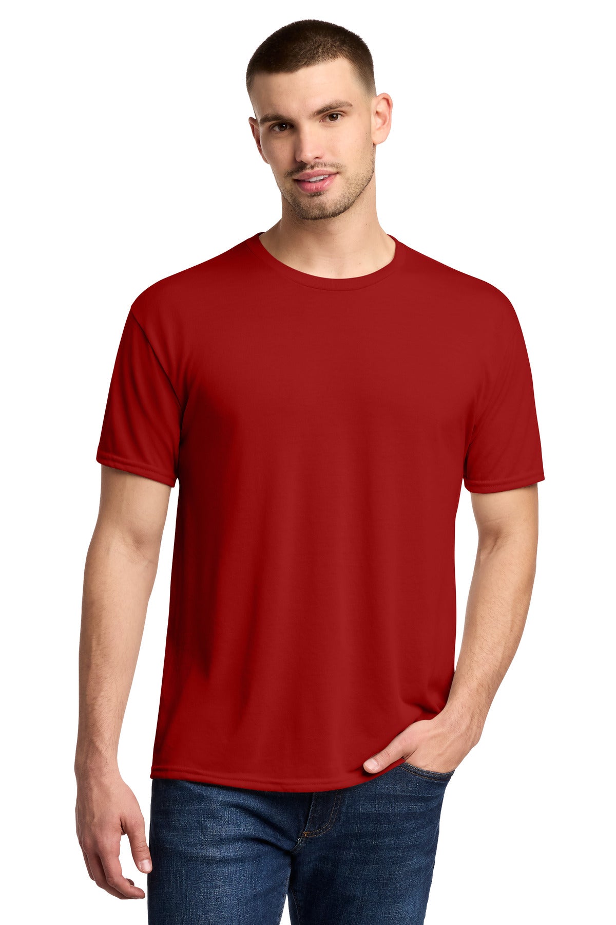 Custom Embroidery or DTF Print - Jerzees ® Dri-Power ® 100% Polyester T-Shirt. 21M
