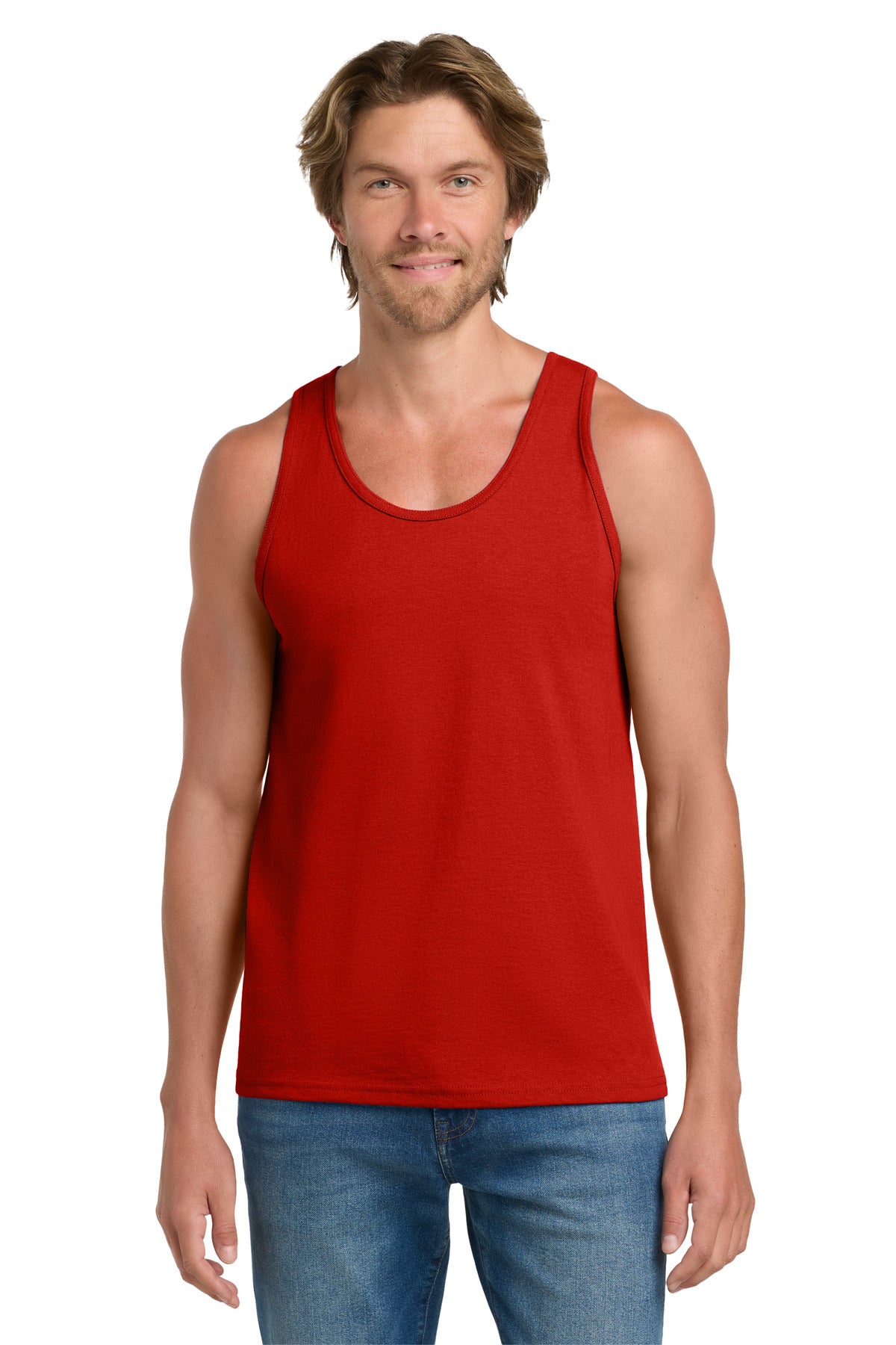 Custom Embroidered or DTF Printed - Gildan ® - Ultra Cotton ® 100% US Cotton Tank Top. 2200