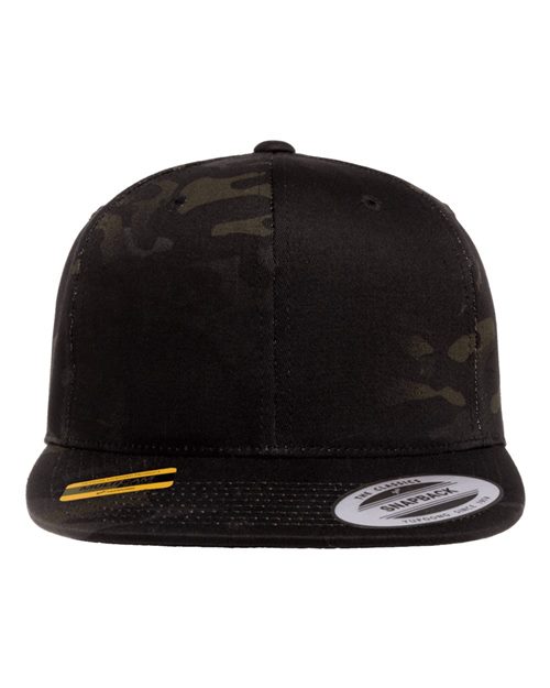 Custom Embroidered - YP Classics - Premium Flat Bill Snapback Cap - 6089M