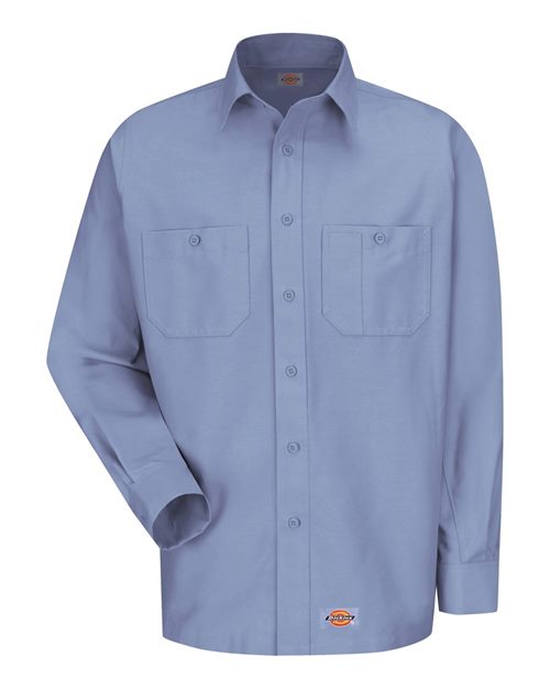 Custom Embroidered - Dickies - Men's Tall Long Sleeve Work Shirt - WS10T
