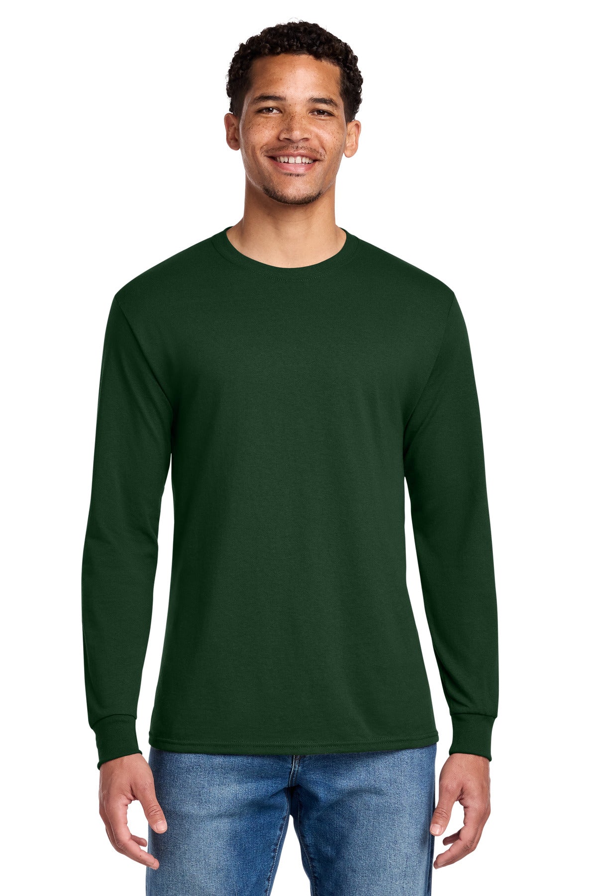 Custom Embroidery or DTF Print - Jerzees ® - Dri-Power ® 50/50 Cotton/Poly Long Sleeve T-Shirt. 29LS