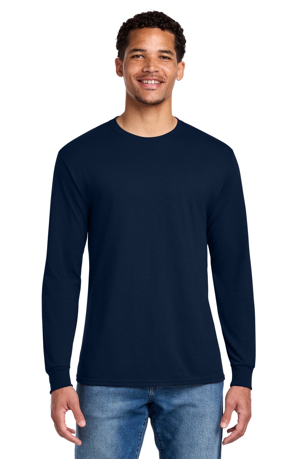 Custom Embroidery or DTF Print - Jerzees ® - Dri-Power ® 50/50 Cotton/Poly Long Sleeve T-Shirt. 29LS