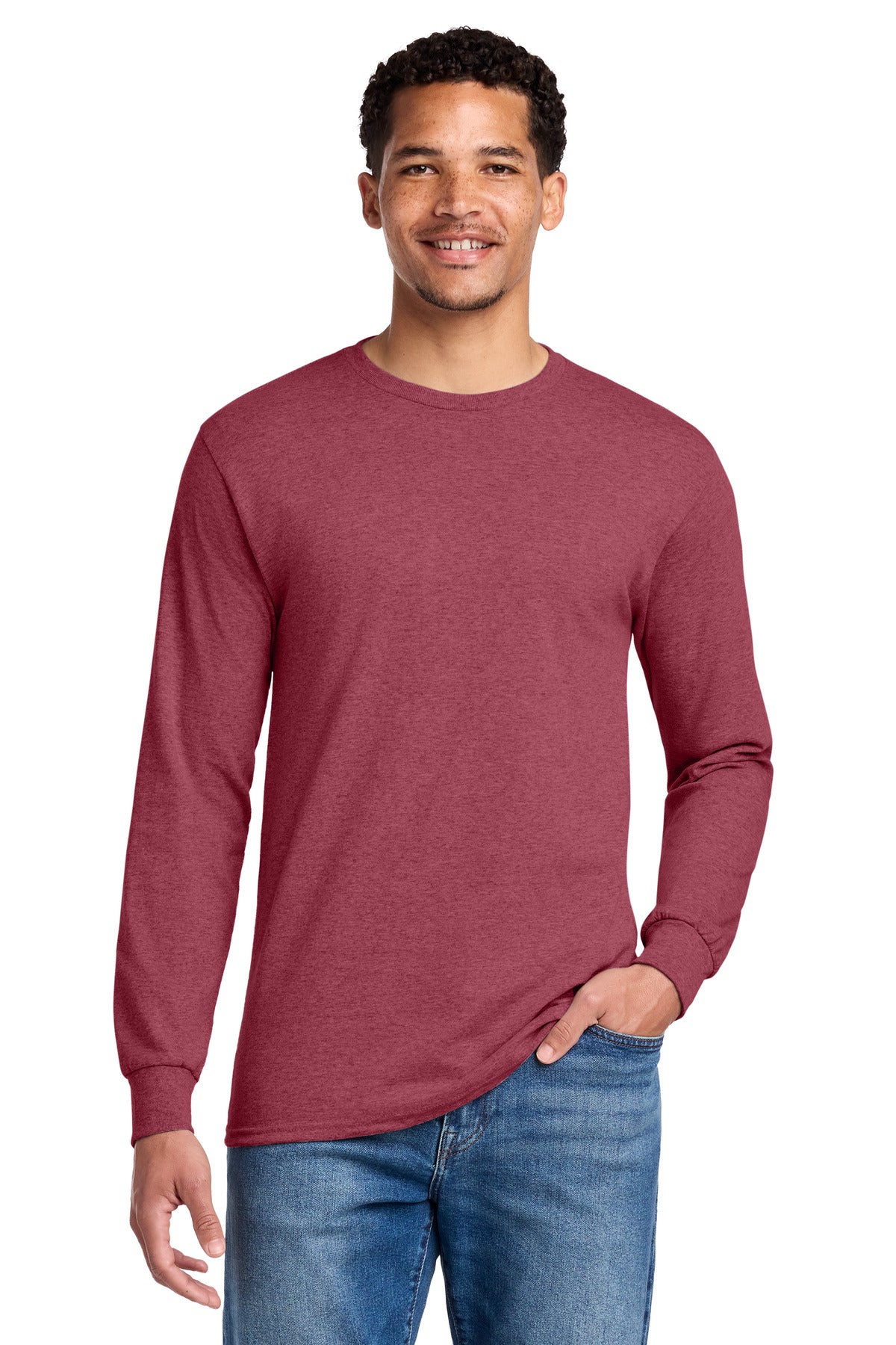 Custom Embroidery or DTF Print - Jerzees ® - Dri-Power ® 50/50 Cotton/Poly Long Sleeve T-Shirt. 29LS
