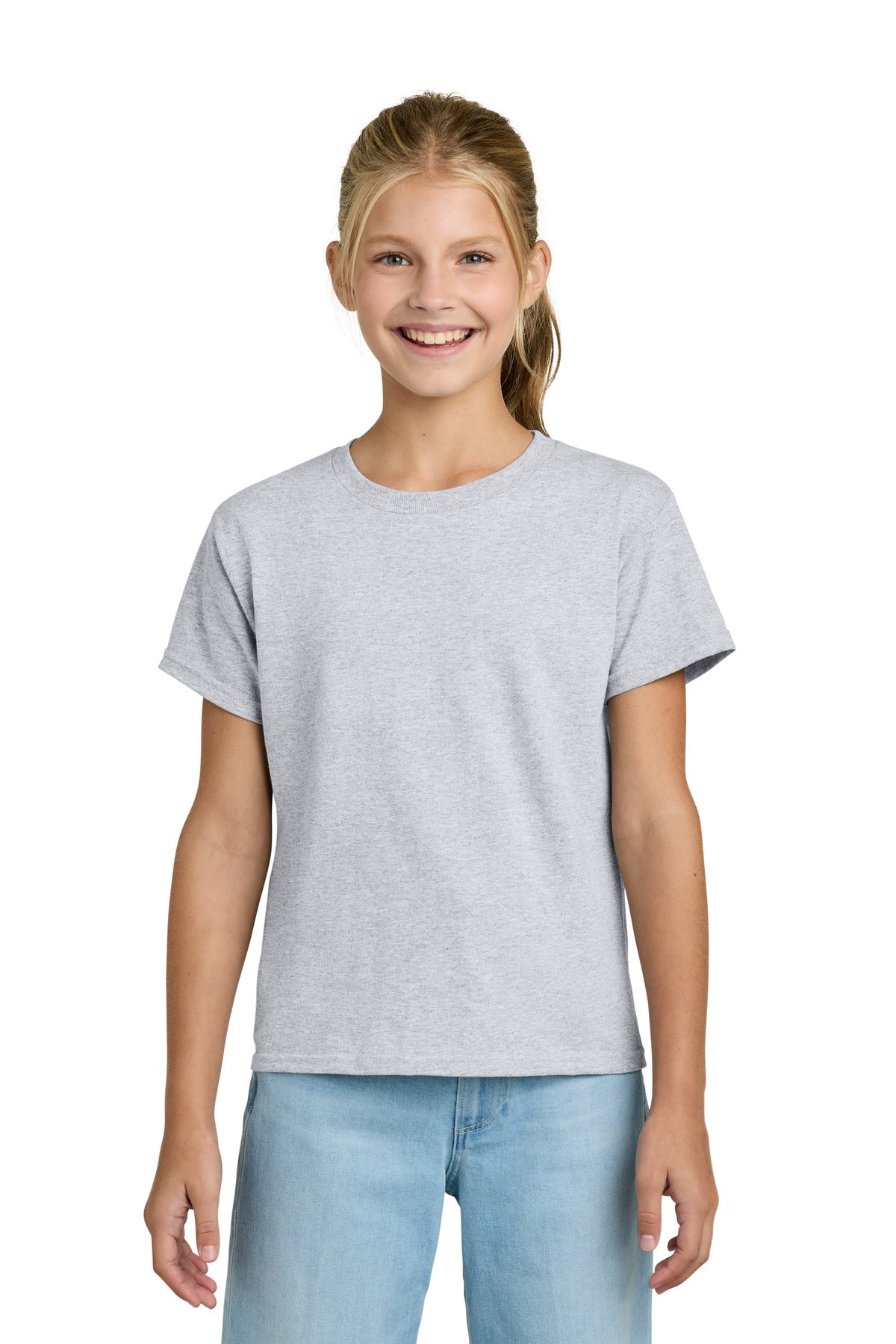 Custom Embroidered or DTF Printed - Gildan ® Youth Light Cotton Tee 3000B
