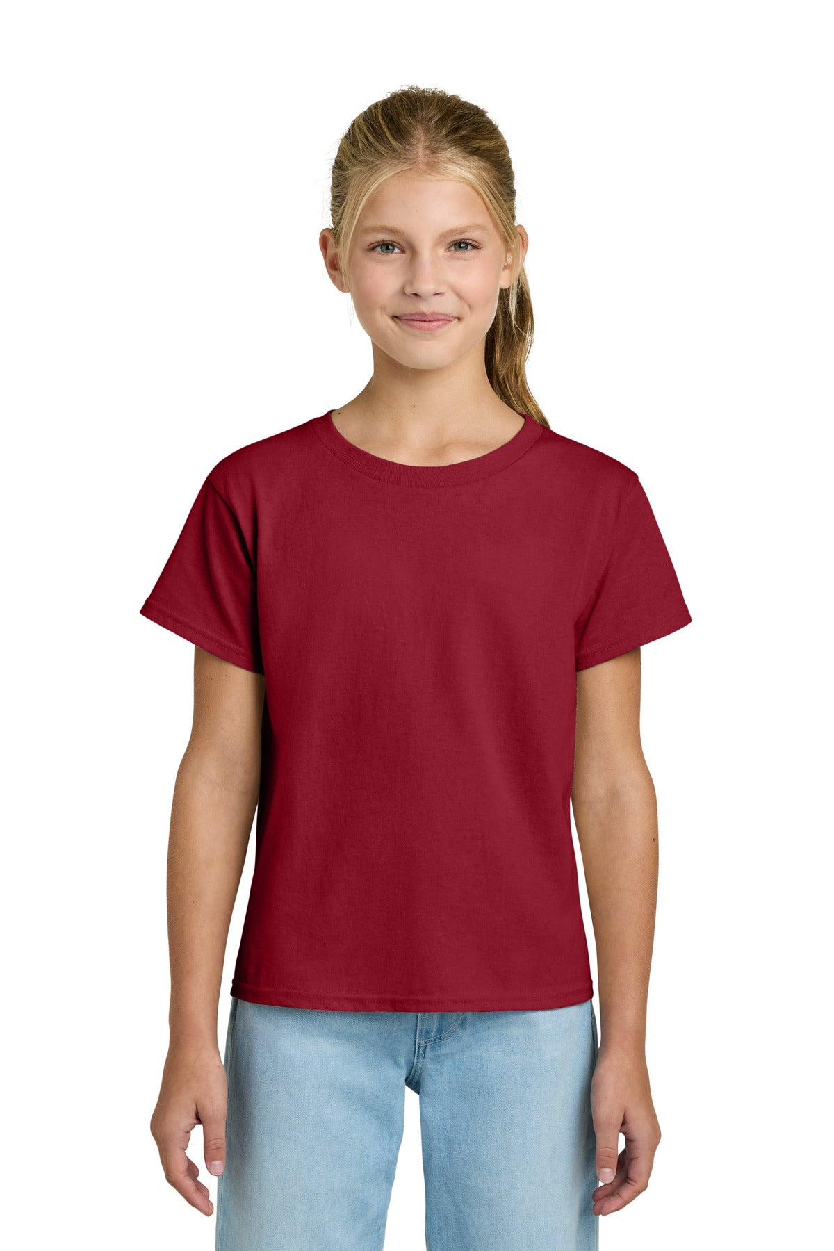 Custom Embroidered or DTF Printed - Gildan ® Youth Light Cotton Tee 3000B