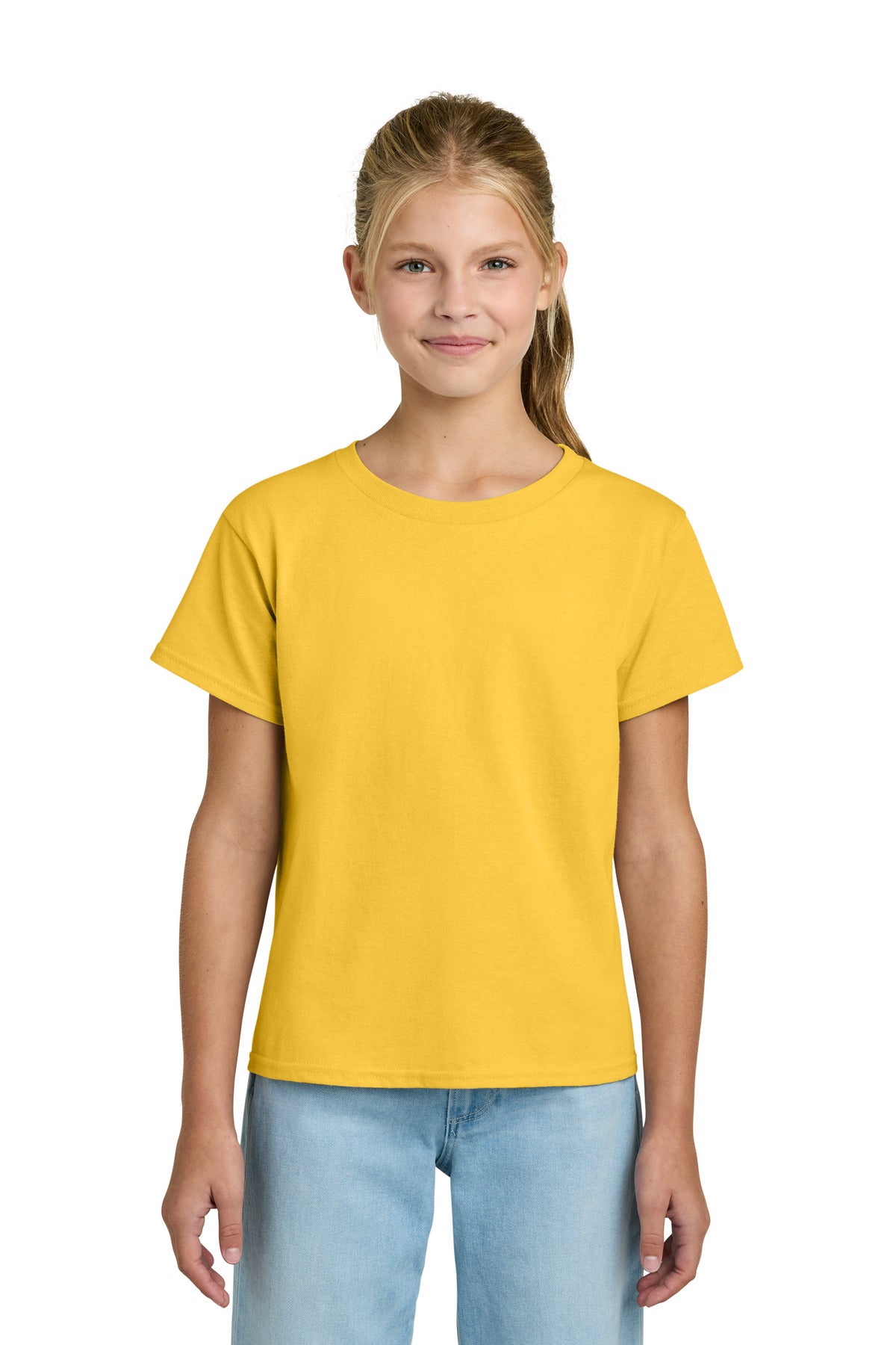 Custom Embroidered or DTF Printed - Gildan ® Youth Light Cotton Tee 3000B