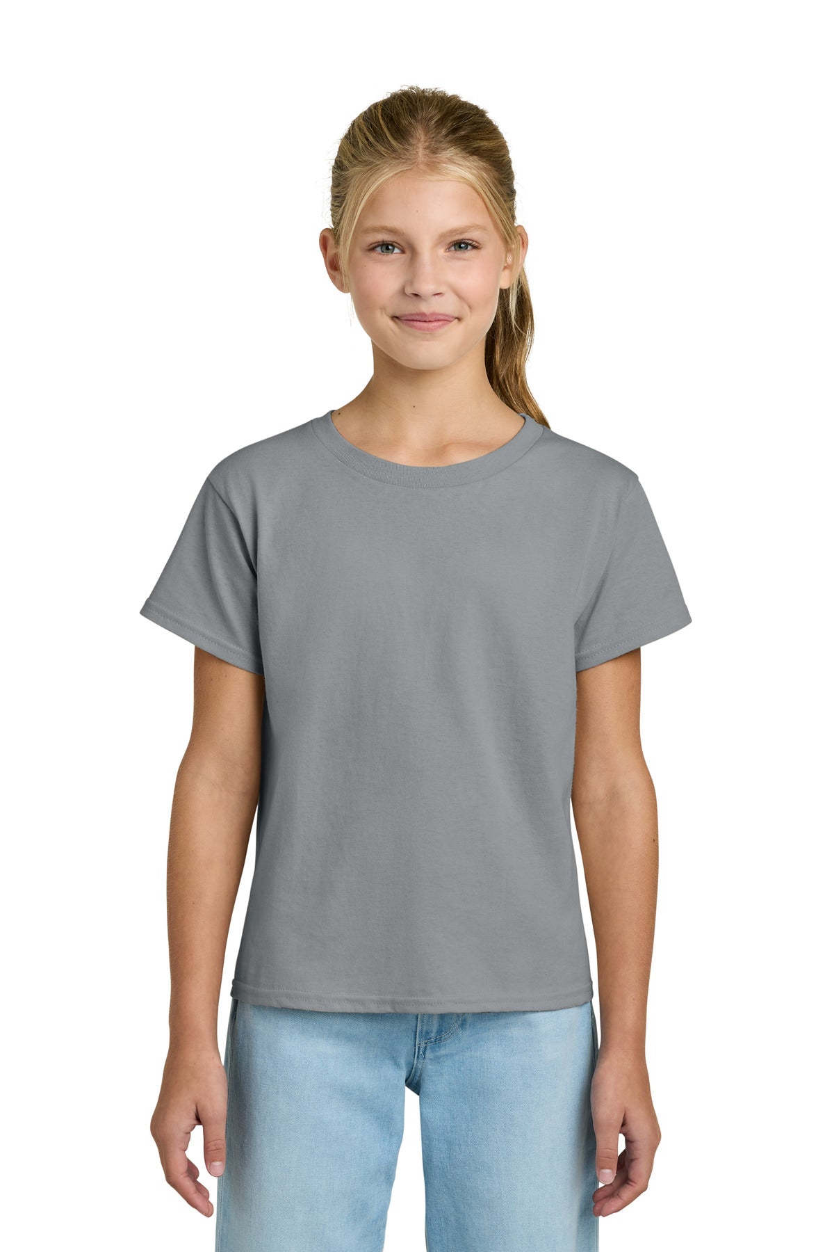 Custom Embroidered or DTF Printed - Gildan ® Youth Light Cotton Tee 3000B