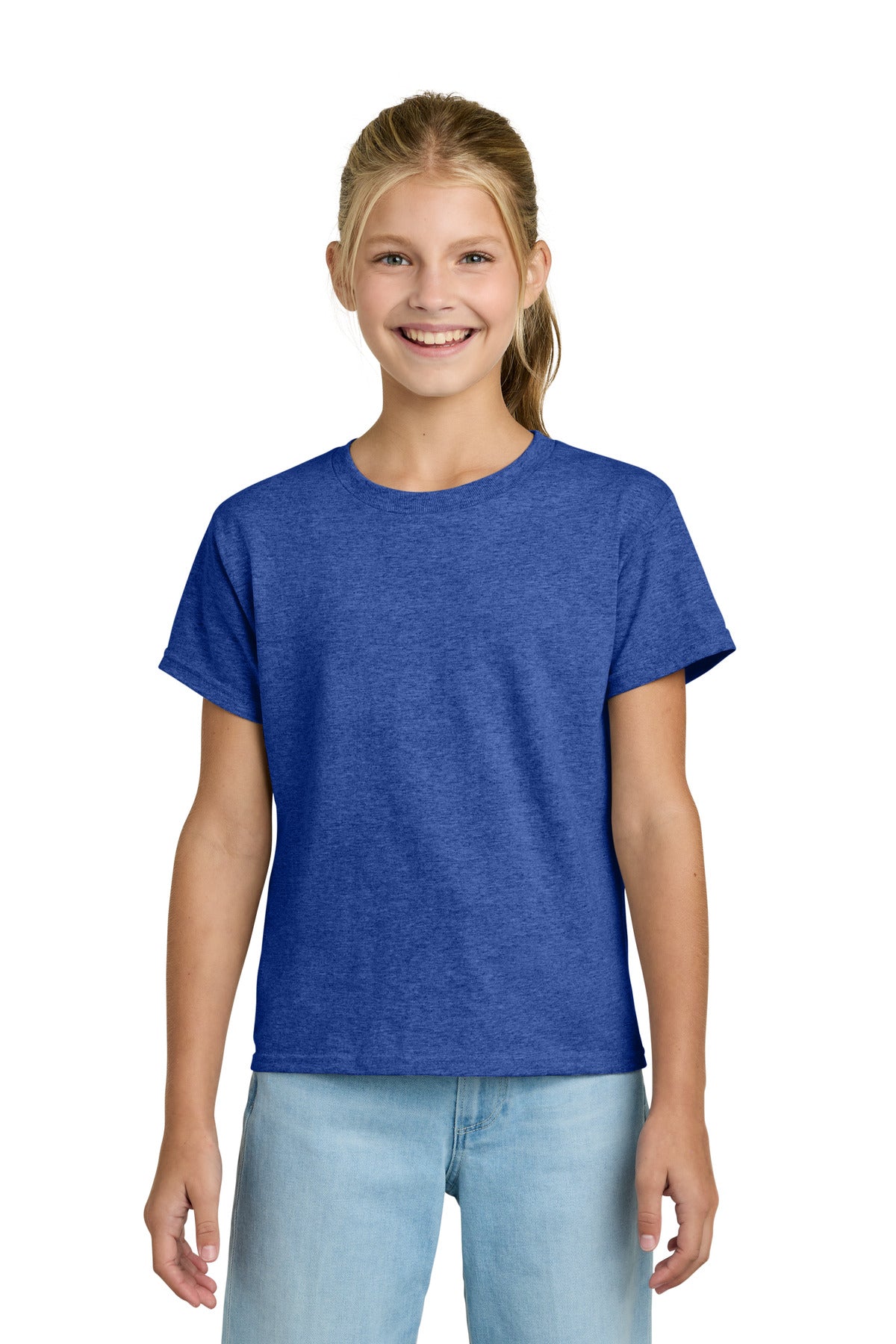 Custom Embroidered or DTF Printed - Gildan ® Youth Light Cotton Tee 3000B
