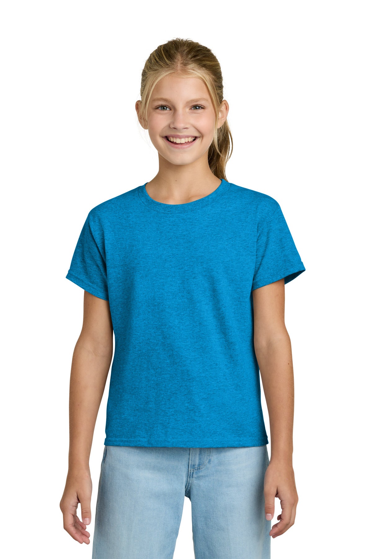 Custom Embroidered or DTF Printed - Gildan ® Youth Light Cotton Tee 3000B