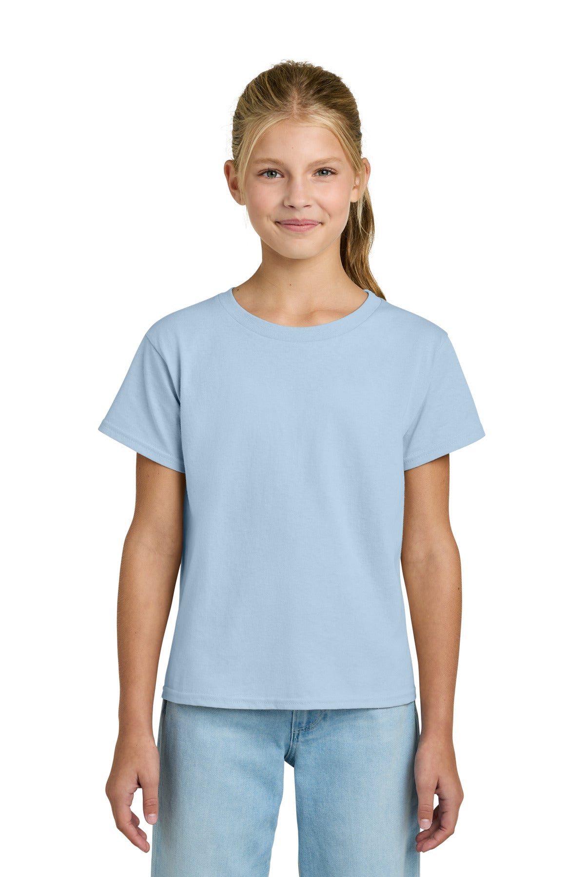 Custom Embroidered or DTF Printed - Gildan ® Youth Light Cotton Tee 3000B
