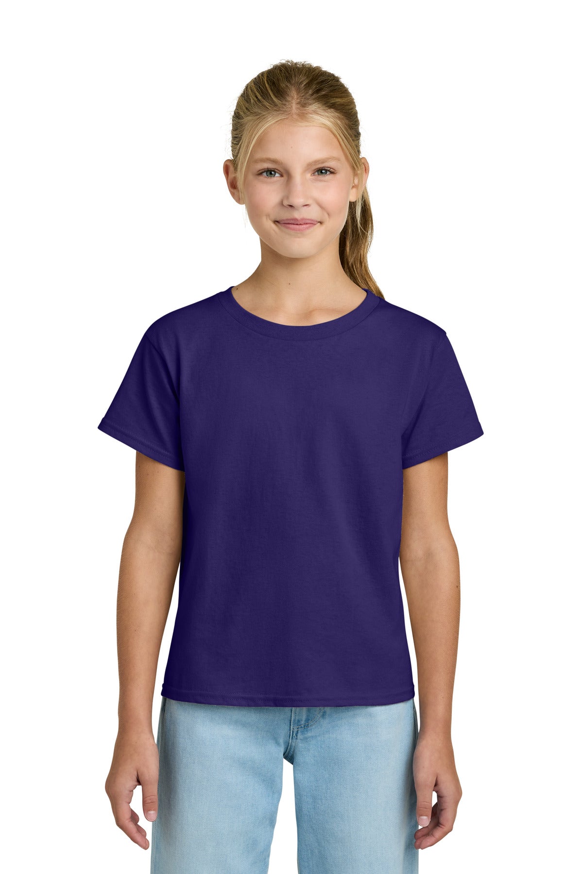 Custom Embroidered or DTF Printed - Gildan ® Youth Light Cotton Tee 3000B