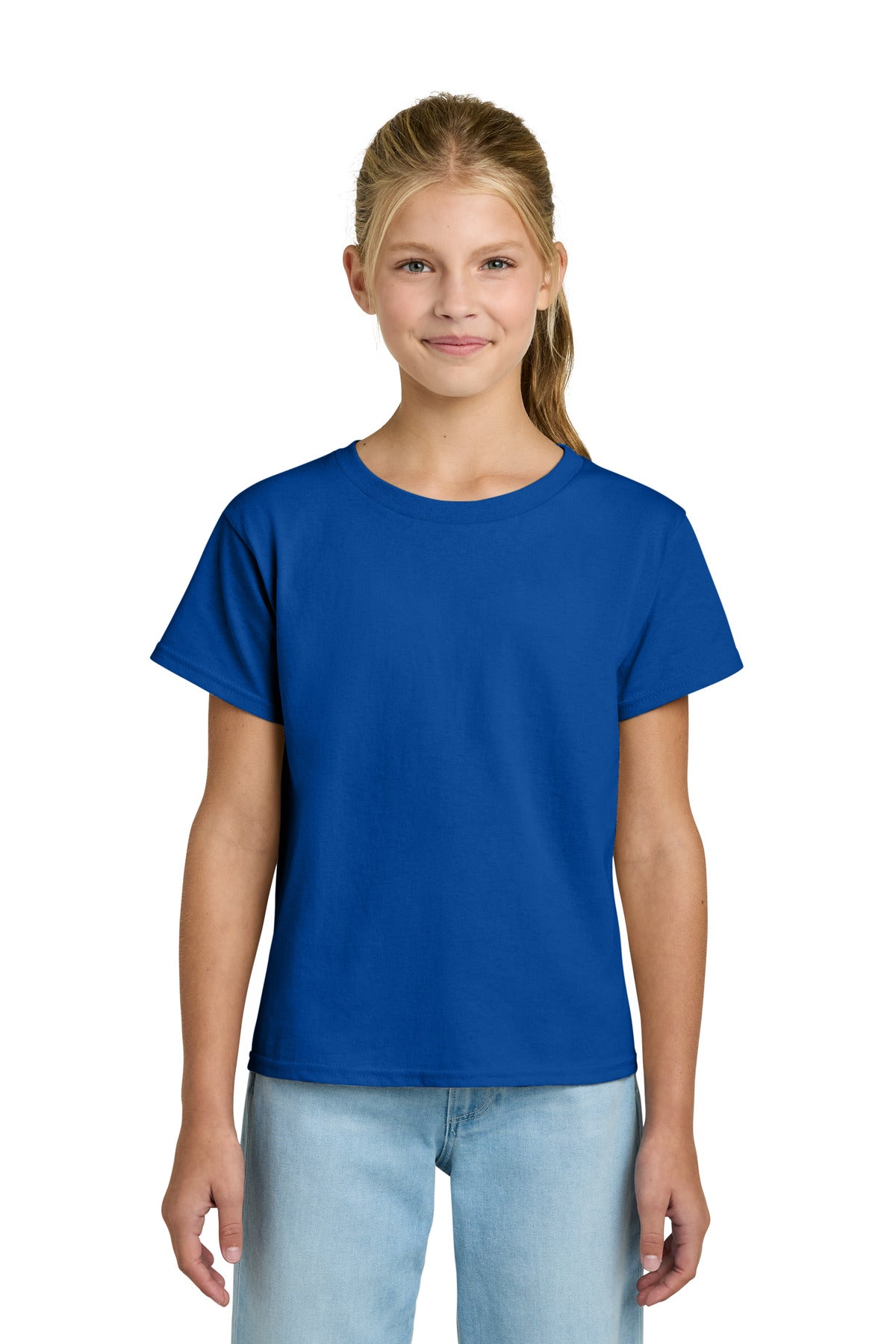Custom Embroidered or DTF Printed - Gildan ® Youth Light Cotton Tee 3000B