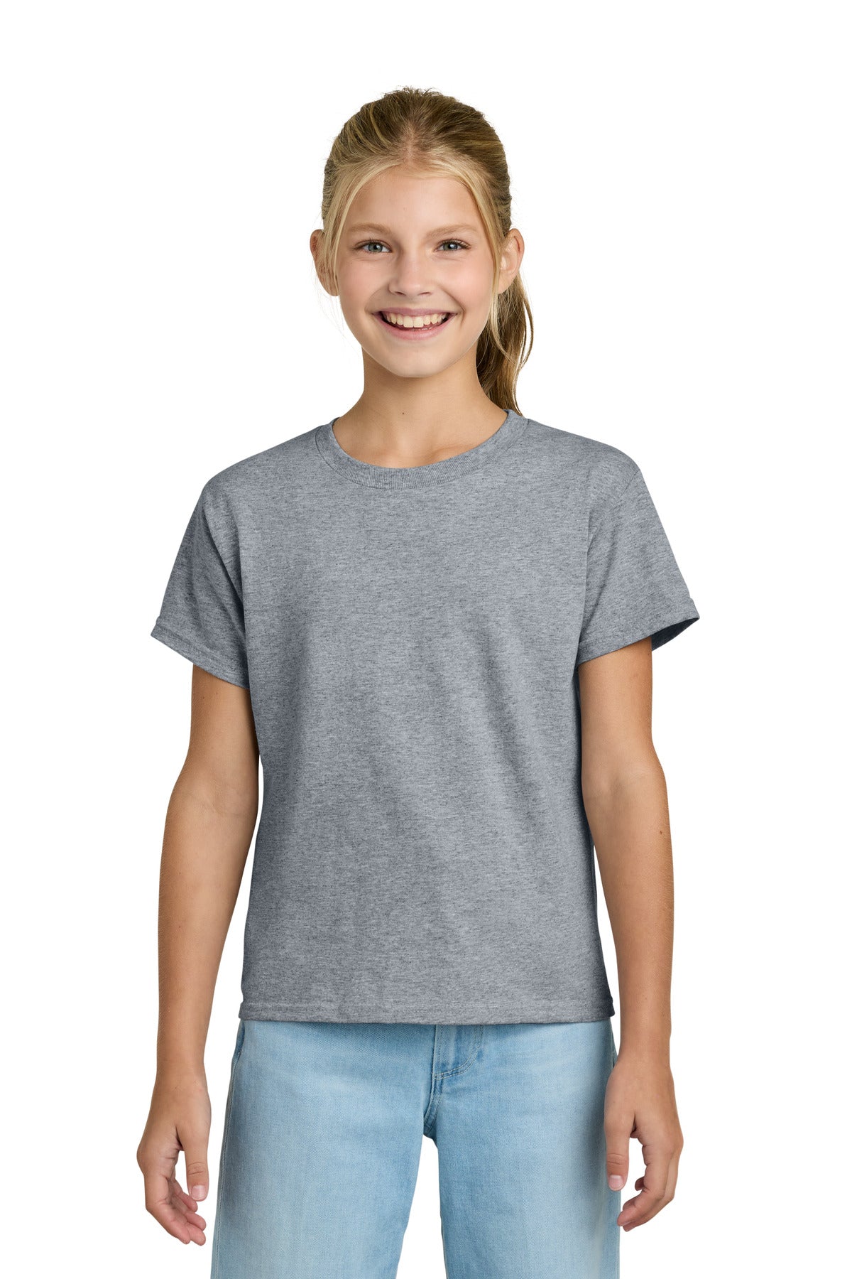 Custom Embroidered or DTF Printed - Gildan ® Youth Light Cotton Tee 3000B