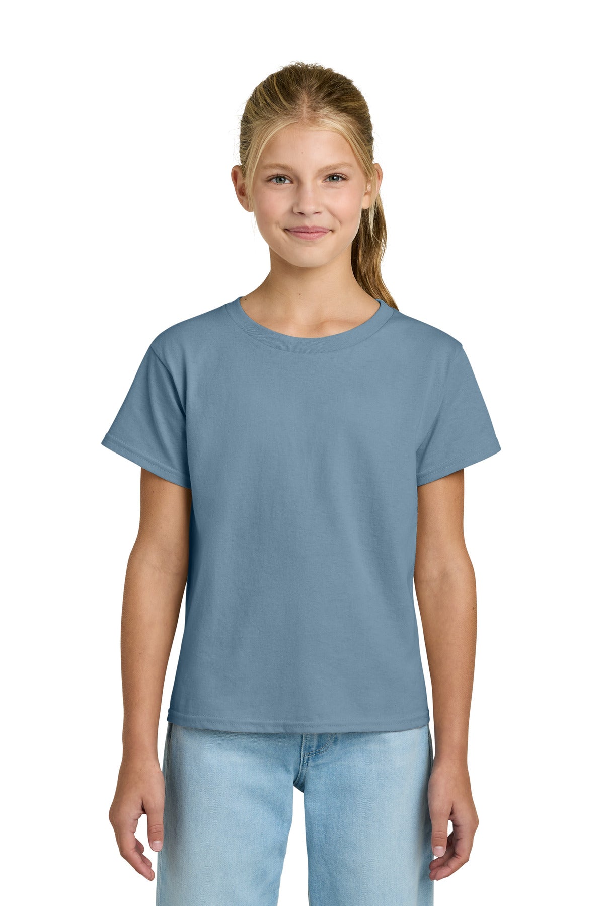 Custom Embroidered or DTF Printed - Gildan ® Youth Light Cotton Tee 3000B