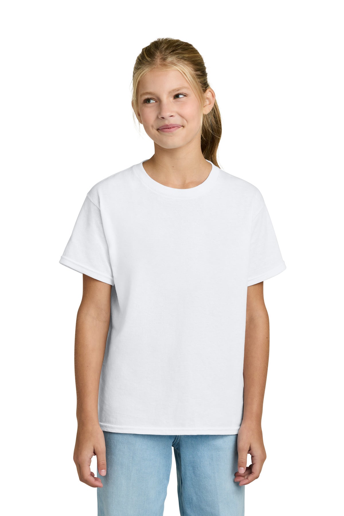 Custom Embroidered or DTF Printed - Gildan ® Youth Light Cotton Tee 3000B