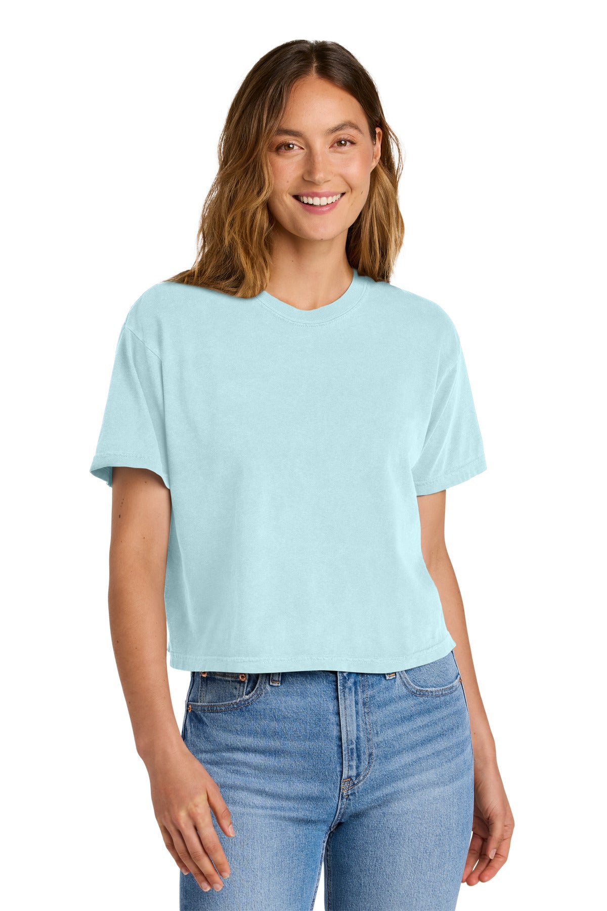 Custom Embroidery or DTF Print - Comfort Colors ® Women's Heavyweight Boxy Tee 3023CL