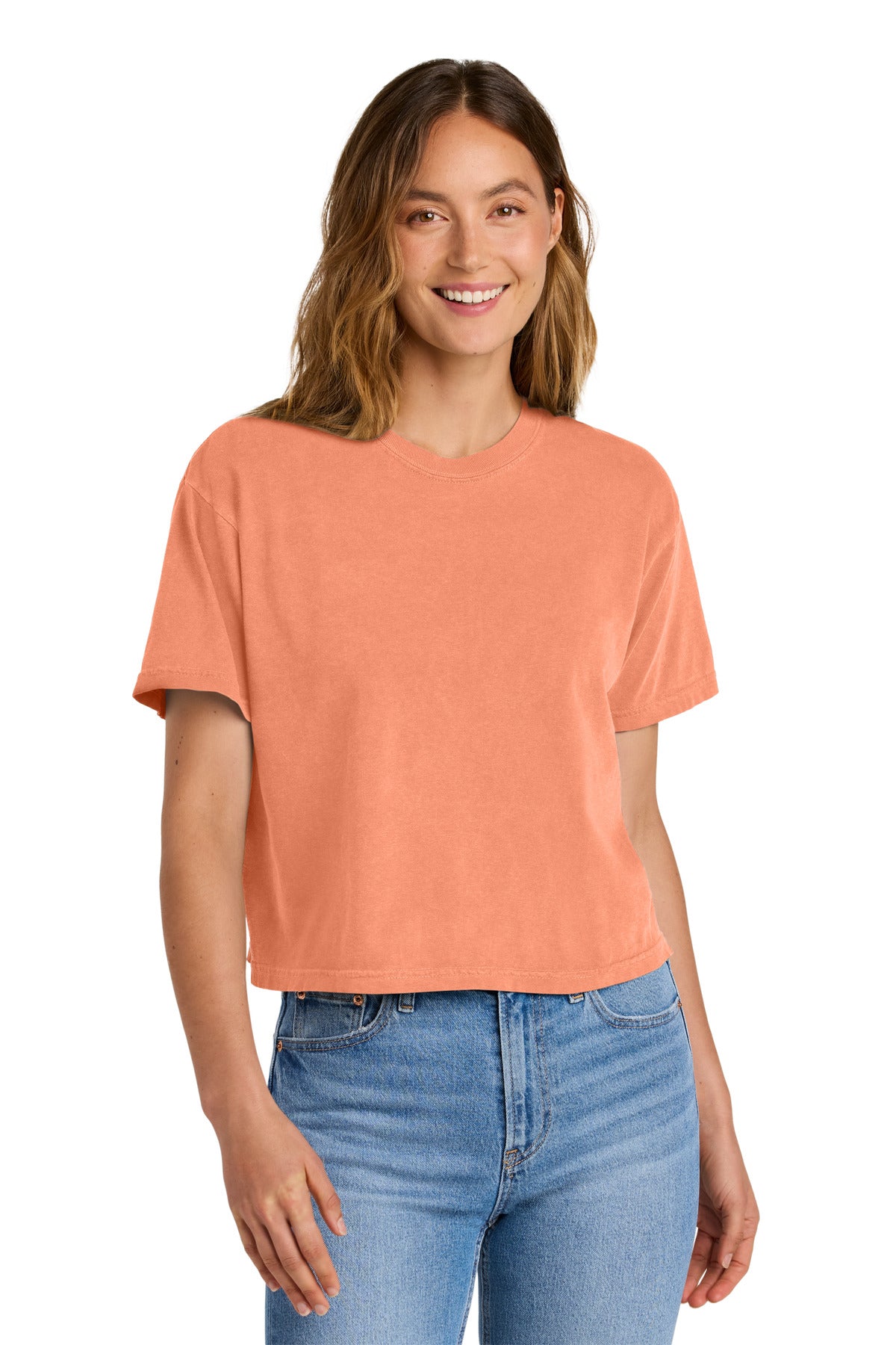 Custom Embroidery or DTF Print - Comfort Colors ® Women's Heavyweight Boxy Tee 3023CL