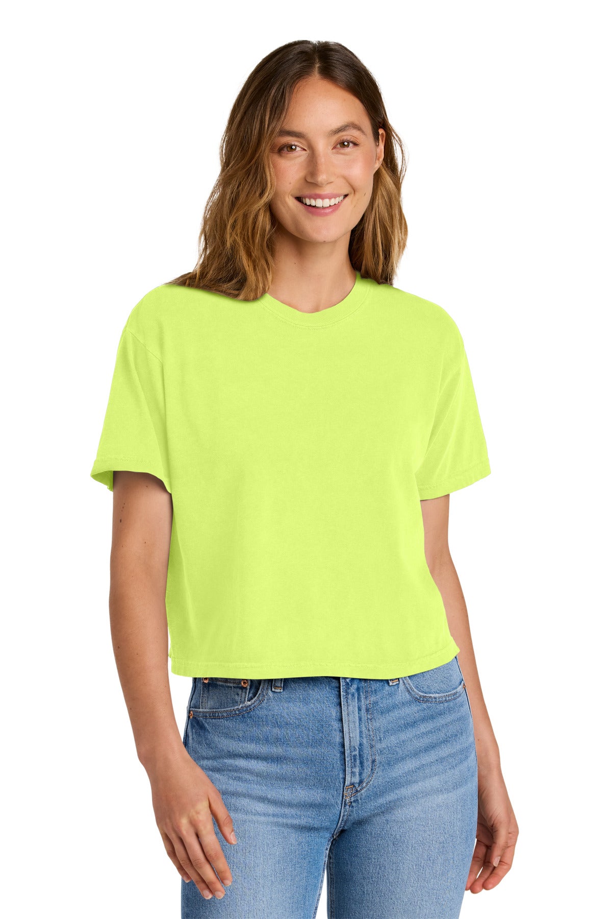 Custom Embroidery or DTF Print - Comfort Colors ® Women's Heavyweight Boxy Tee 3023CL