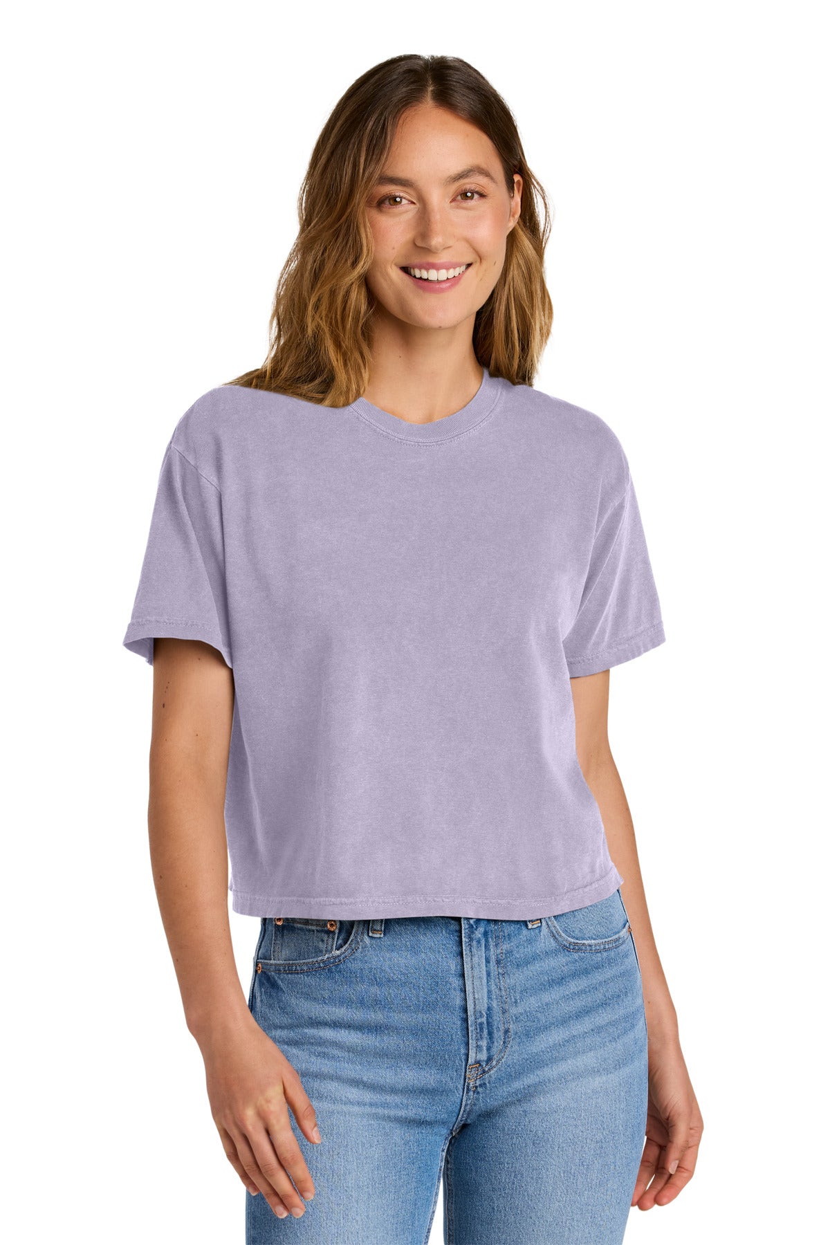 Custom Embroidery or DTF Print - Comfort Colors ® Women's Heavyweight Boxy Tee 3023CL