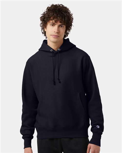 Custom Embroidered - Champion - Unisex Reverse Weave® Hooded Sweatshirt - S101