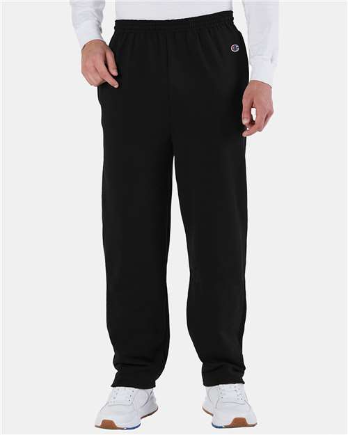 Custom Embroidered - Champion - Men's Powerblend® Open-Bottom Sweatpants with Pockets - P800