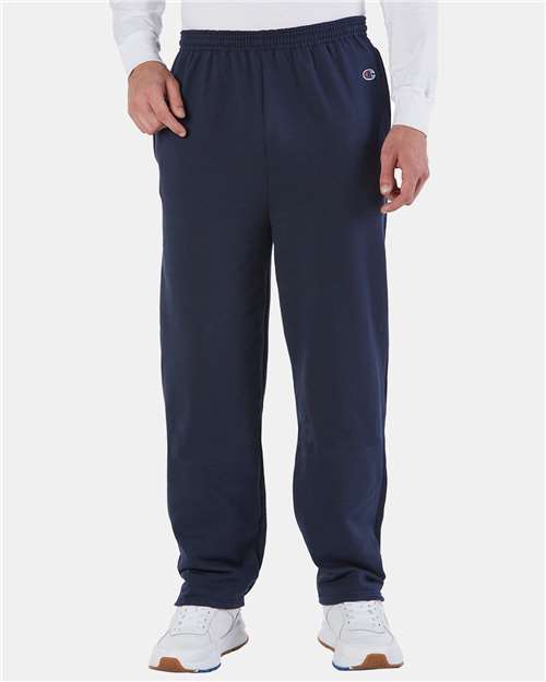 Custom Embroidered - Champion - Men's Powerblend® Open-Bottom Sweatpants with Pockets - P800