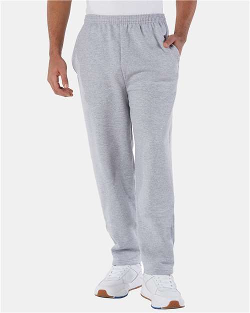 Custom Embroidered - Champion - Men's Powerblend® Open-Bottom Sweatpants with Pockets - P800