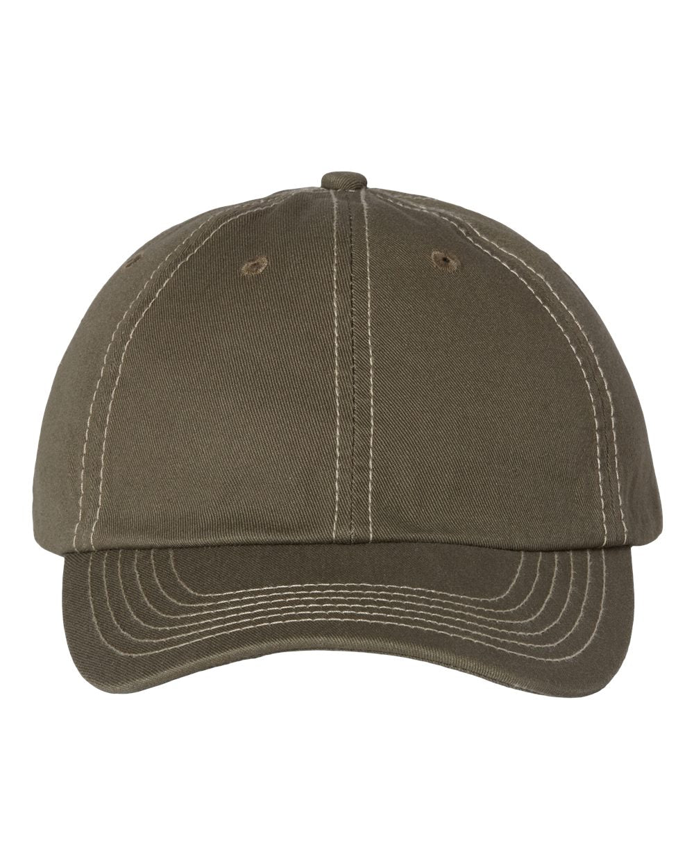Custom Embroidered Dad Hats - 100% Cotton 6-Panel Twill Cap with Adjustable Enclosure.