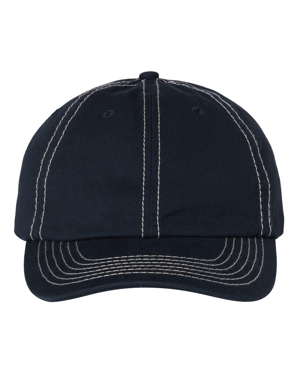 Custom Embroidered Dad Hats - 100% Cotton 6-Panel Twill Cap with Adjustable Enclosure.