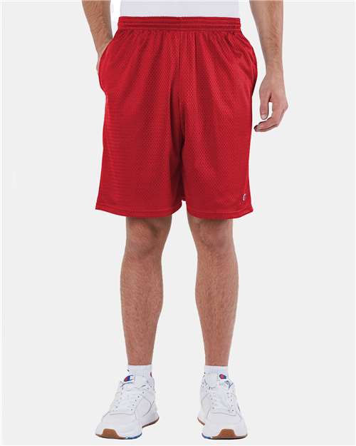 Custom Embroidered - Champion - Unisex Polyester Mesh 9" Shorts with Pockets - S162