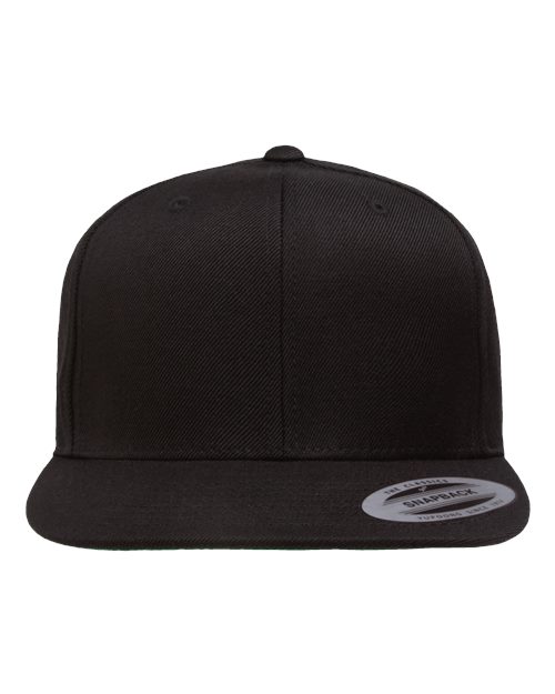 Custom Embroidered - YP Classics - Premium Flat Bill Snapback Cap - 6089M