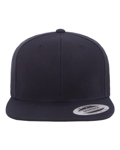 Custom Embroidered - YP Classics - Premium Flat Bill Snapback Cap - 6089M