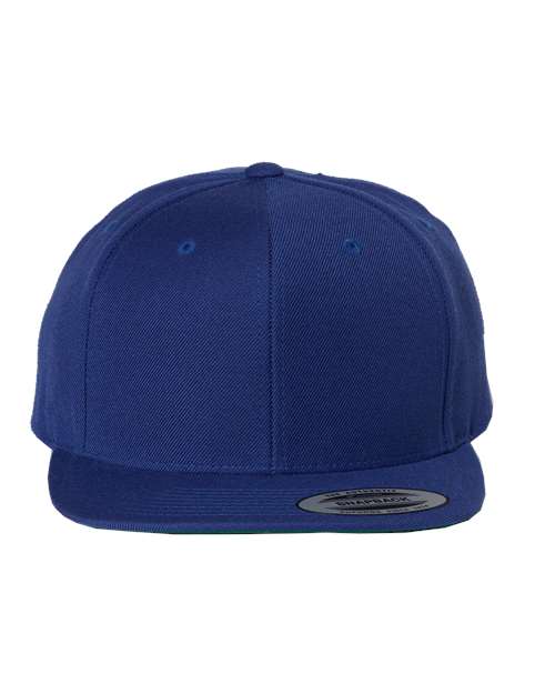 Custom Embroidered - YP Classics - Premium Flat Bill Snapback Cap - 6089M