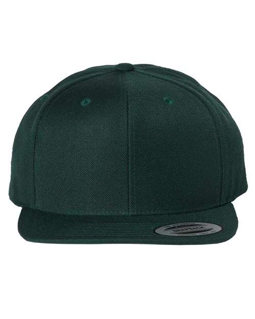 Custom Embroidered - YP Classics - Premium Flat Bill Snapback Cap - 6089M