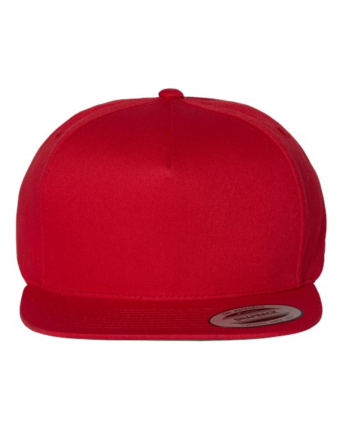 Custom Embroidered - YP Classics - Five-Panel Cotton Twill Snapback Cap - 6007