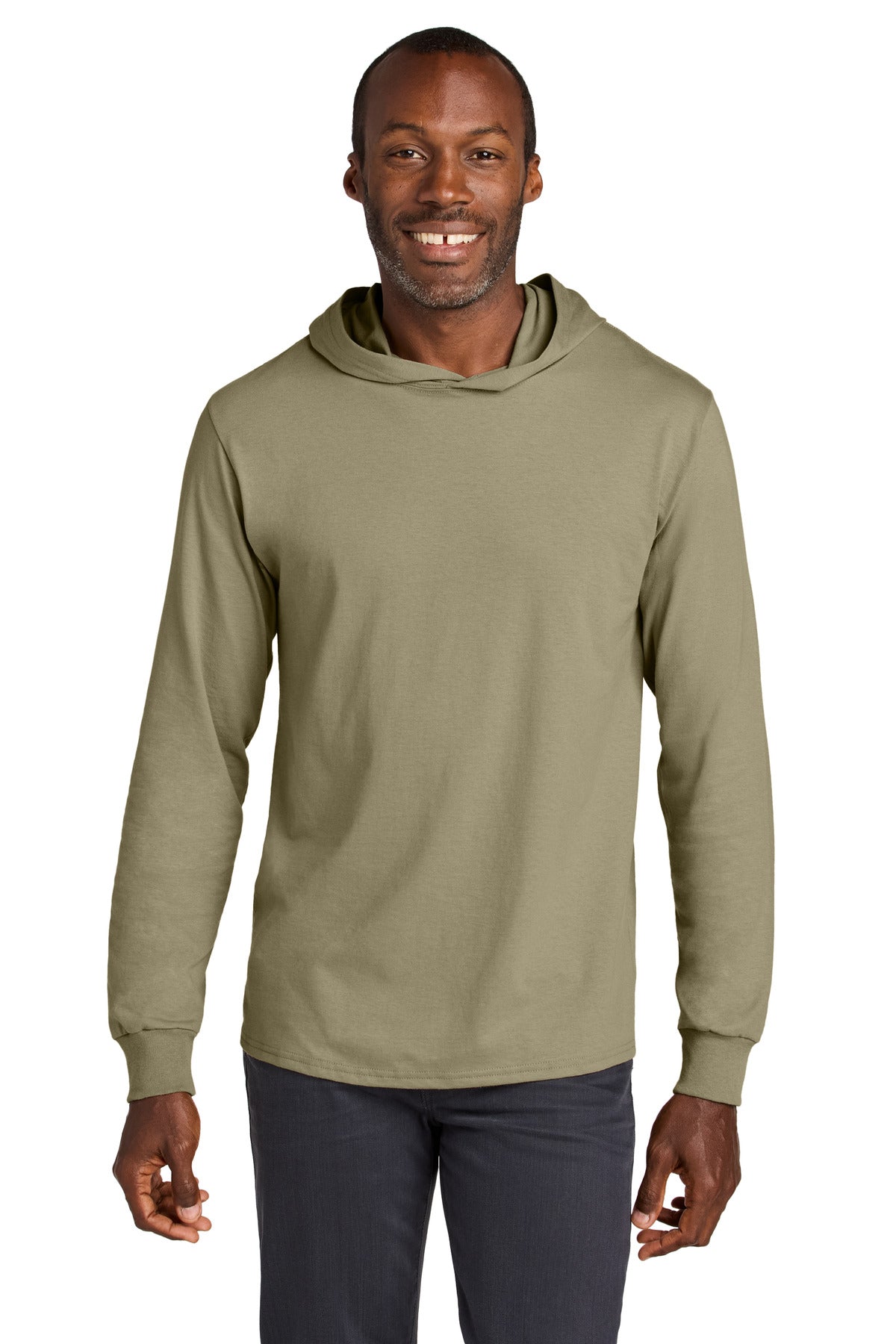 Custom Embroidery or DTF Print - Jerzees Classics ™ Unisex Cotton Long Sleeve Hooded T-Shirt 363LH