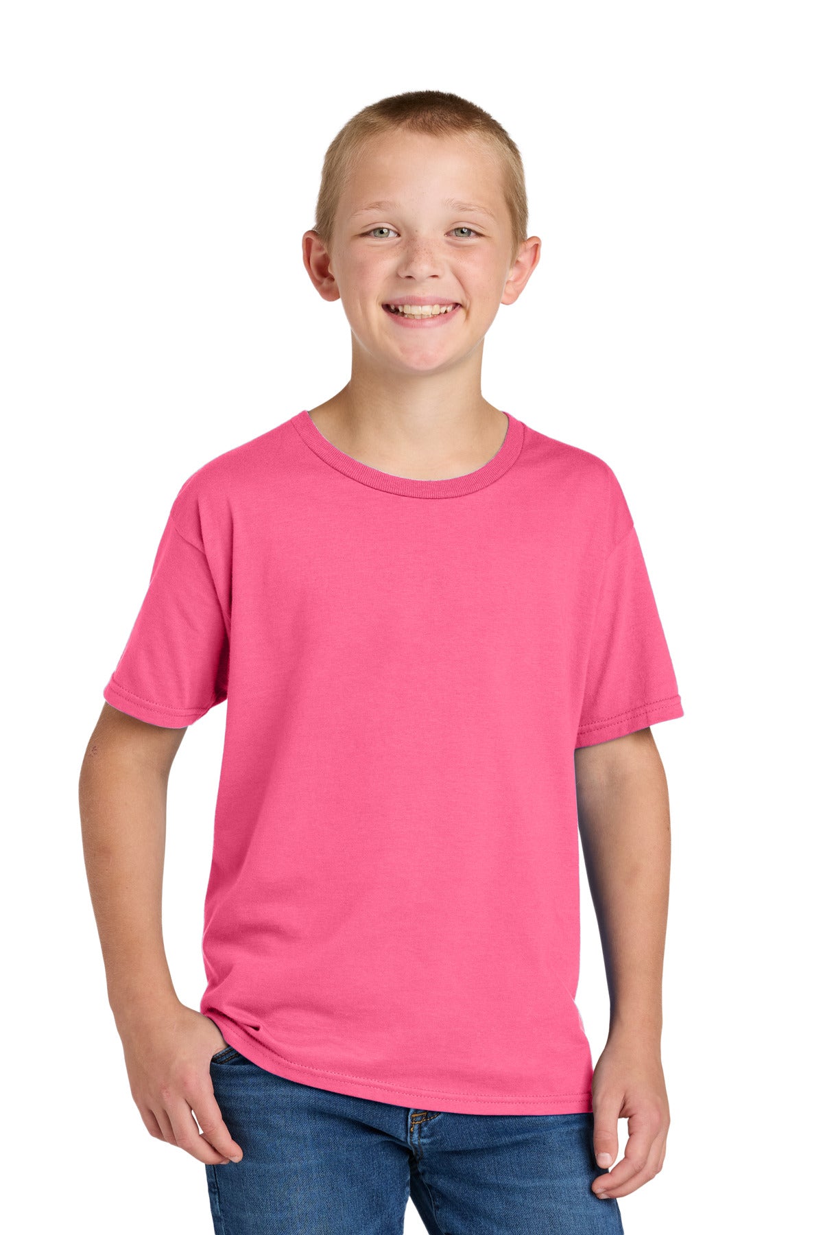 Custom Embroidery or DTF Print - Jerzees Classics ™ Youth Cotton T-Shirt 363Y