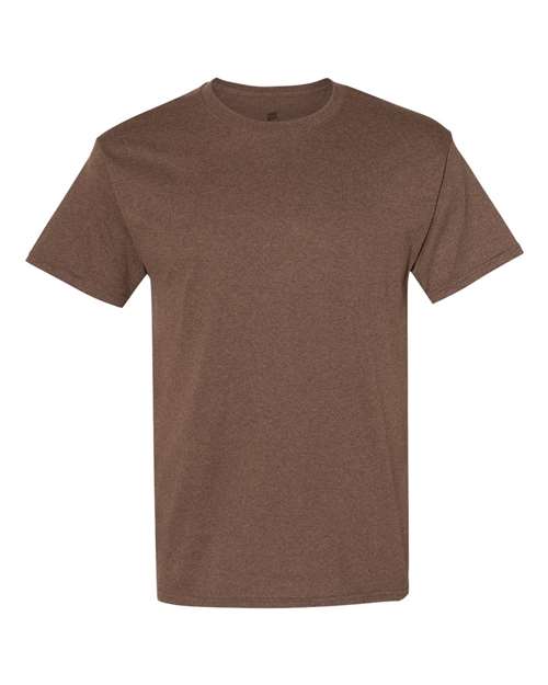 Custom Embroidered - Hanes - Unisex Ecosmart™ T-Shirt - Heather Brown - 5170