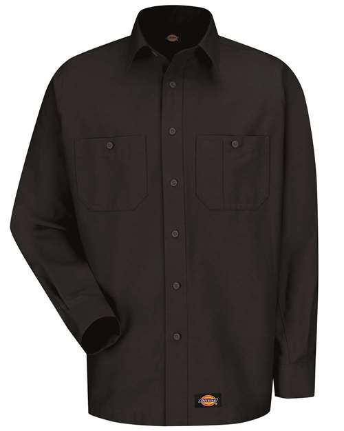Custom Embroidered - Dickies - Men's Long Sleeve Work Shirt - WS10